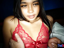 Petite Small Boobs Thai Teen Sucking Meat & Ravaged Hard By White Bf (18+)