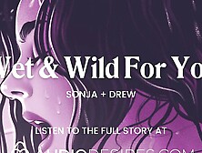 I spy on my wife while she's touching herself then I join to help her cum.  Amateur real couple.  Shower sex.  Vibrator play