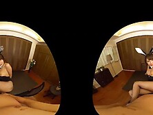 VR Sex with Bunny Babe: Blowjob, Cowgirl & Virtual Reality Porn