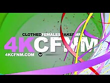 Cute BBW showers and the teases a cock with HJ