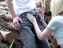 German Amateur Teen Outdoor Condom Accident