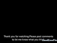 Women caught enjoying herself