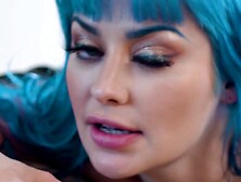 Stunner-JewelzBlu" - Black Stud's Big Thrust Fills White Pussy & Mouth!