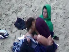 Teen Couple At Beach Have Sex Fun Caught Hidden Camera