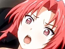 Hentai redhead gets gangbanged