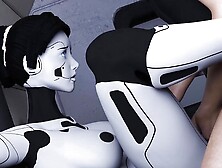 Projekt Passion Cumshots with Hot Blonde,  Witch,  AI Sex Robot Girl & Redhead