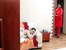 BBw stepmom forces young man to fuck (18+)