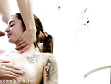 I sneak in to the bathroom and fuck my stepsister