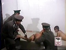 Punished beauties in S&M prison vintage thrashing scenes