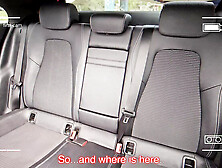 Sexy Redhead Kisankanna Squirts Hard in Taxi - Big Tits & Moaning Orgasm