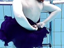 Fine Czech Lenka Swims With Nude Passion