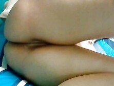 BBW pussy dribbling juices while fucking with dildo
