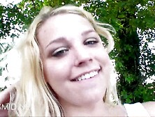 Young blonde Jeannine Hansen - Wet & Wild In The Corn - Big natural tits