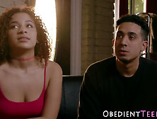 Black Kinky Teen Gets Facialized (18+)