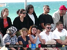 Thongs and babes on sand...