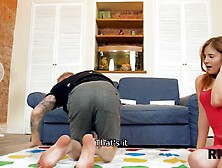 RIM4K. Cunning Russian sweetheart offered to play twister which turned into ass drilling