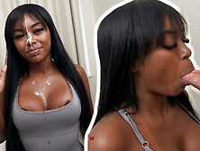 Facial Cumshot For Baddie Latina After Her Blowjob And Hardcore Fuck