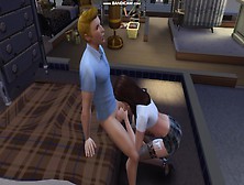 Hung Lover Sneaks Away With His Wifey's Best Friend To Fuck Her In Her Bedroom (Sims Four)