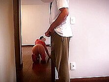 Married Woman Blowjobs The Painter When Her Husband Goes Out On The Street