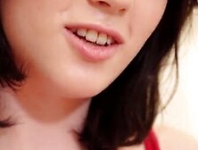 Nessie Blue knows shes stacked with some great gorgeous breasts and she liking wearing sheer tops that stretch skinny to