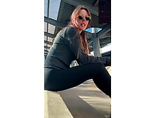 Finding A Spot At The Mall To Cum Hard - Public Climax - Outdoors