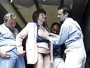 Redhead MILF Slammed By Three Movers