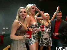 Biggest Fans,  Or Groupies? - blonde bitches Britney Amber and Kylee Reese get to shag their favorite performers