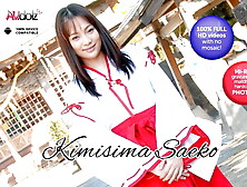 Asian brunette toy fucking her cunt all by herself