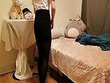 Sleeping Little Schoolgirl Daughter Gets Awakened By Daddy's Dick And Loves It!