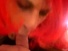 Dressed Like A Hooker And Horny For A Cum Facial