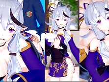 [Hentai Game Koikatsu! ]Have sex with Big tits Vtuber Rindo Mikoto. 3DCG Erotic Anime Video.