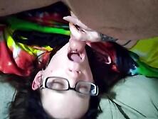 Dad overweight dong makes me gag from unfathomable throating untill this guy cums