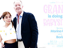 Grandpa Is Doing The 19 Year Old Babysitter