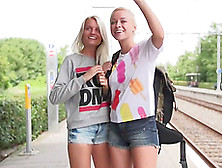 Lesbian group sensations along needy girls