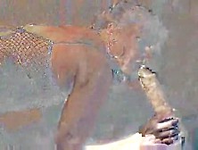 aged acquires very juicy during the time that dildoing from behind