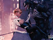 3Dguilty Gwen Vs Venom Plus Pics