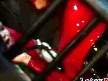 LATEXPASS - Mistress Radia dominates two submissive babes with toys