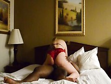 Whore Wife Sneaking out to Bang BBC Boyfriend at Hotel and Spouse Watches Livestream