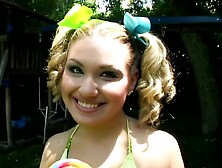 Audrey Addams: a Youthful Whore Banged Hard in Her Little Booty