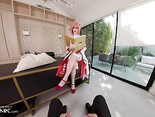 Vr Conk Genshin Impact Yae Miko A Sexy Teen Cosplay Parody Pt1 With Melody Marks In Hd Porn