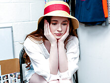 Hazel Moore is strip-searched and fucked by a security officer