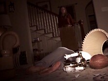 Hot barefeet guy taken out (Paranormal Activity 3)