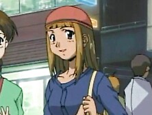 Supple young reporter wearing naughty outfit