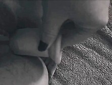 A curvy woman masturbates solo