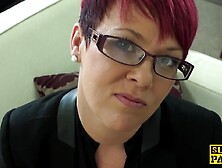 Redhead british sub roughly screwed