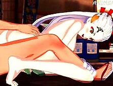 Daki in Demon Form Gets Her Big Ass Fucked by Tanjiro From Behind - Demon Slayer Hentai