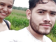 Showing My Tits on the Road and Giving Blowjob to My Driver