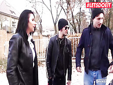 LETSDOEIT - Lady Paris Bus Had Intercourse By Big Male Pole Guy