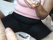 Shave,  erection,  handjob and happy ending rasurada IV