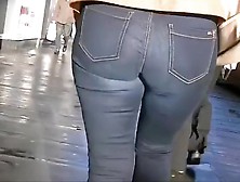 Following A Classy Woman's Ass